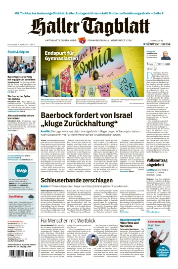 Haller Tagblatt - 18 4월 2024