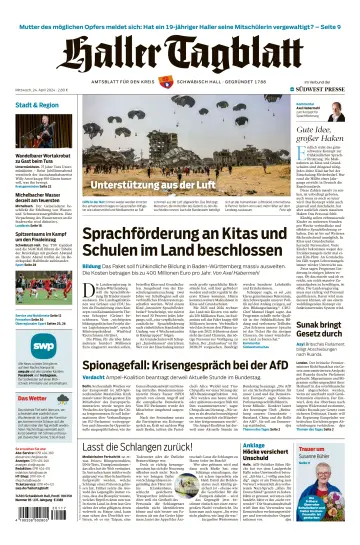Haller Tagblatt - 24 4月 2024