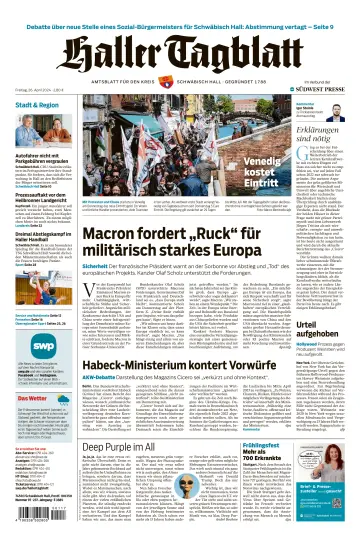 Haller Tagblatt - 26 Apr 2024