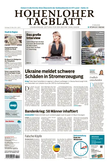 Hohenloher Tagblatt - 30 Mar 2024