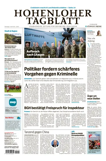 Hohenloher Tagblatt - 9 Ebri 2024