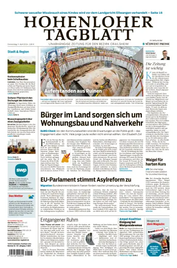 Hohenloher Tagblatt - 11 avr. 2024