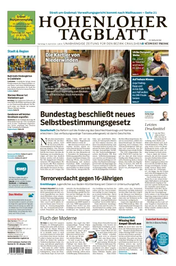 Hohenloher Tagblatt - 13 Ebri 2024