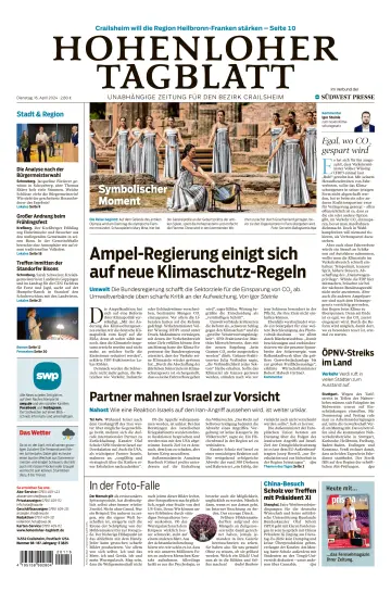 Hohenloher Tagblatt - 16 avr. 2024