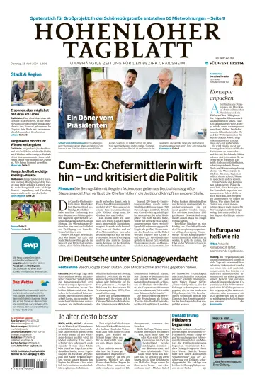 Hohenloher Tagblatt - 23 avr. 2024