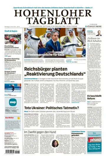 Hohenloher Tagblatt - 30 Apr 2024