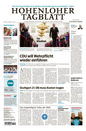 Hohenloher Tagblatt - 8 May 2024