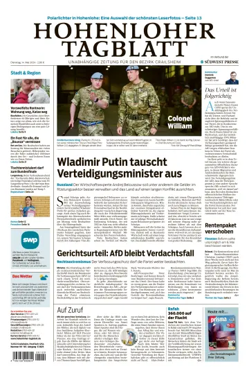 Hohenloher Tagblatt - 14 5月 2024