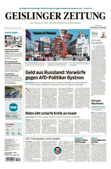 Geislinger Zeitung - 4 Ebri 2024