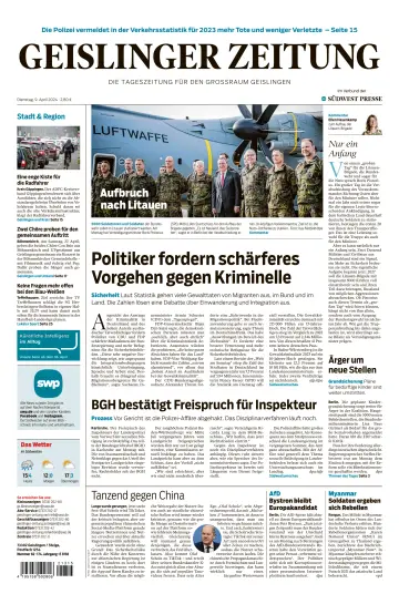 Geislinger Zeitung - 09 Nis 2024