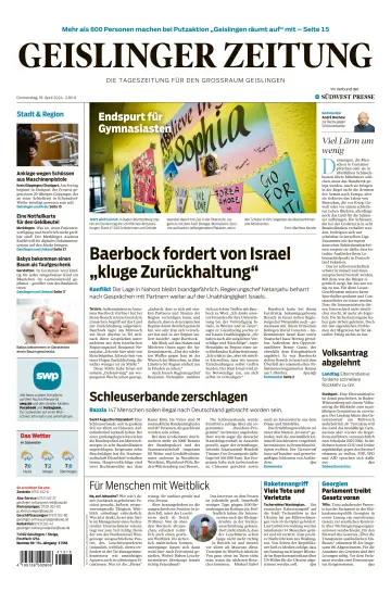 Geislinger Zeitung - 18 Nis 2024
