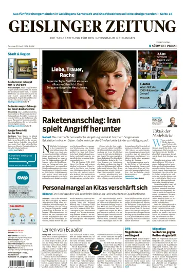 Geislinger Zeitung - 20 Nis 2024