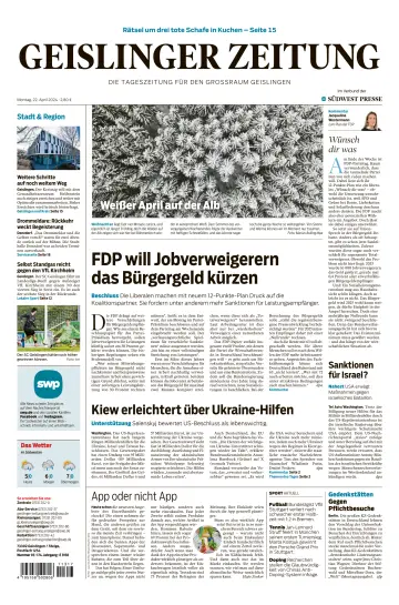 Geislinger Zeitung - 22 Apr. 2024