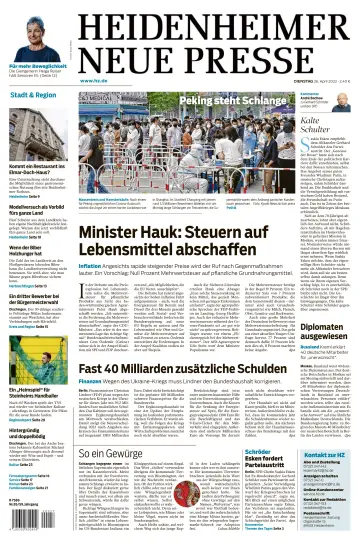 Heidenheimer Neue Presse - 26 апр. 2022
