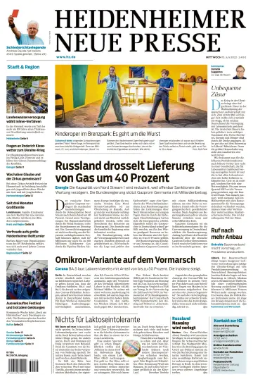 Heidenheimer Neue Presse - 15 Jun 2022
