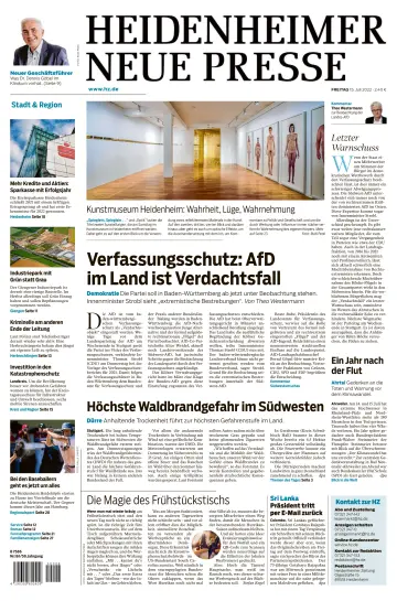 Heidenheimer Neue Presse - 15 Jul 2022