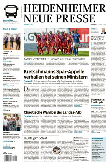 Heidenheimer Neue Presse - 18 июл. 2022