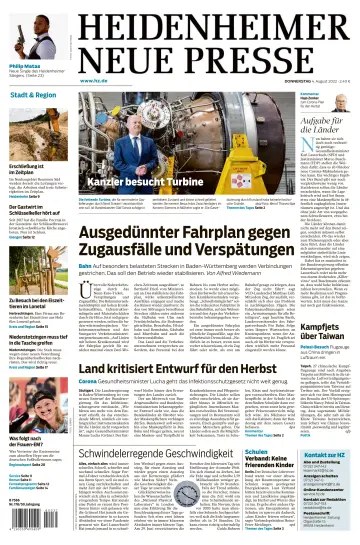 Heidenheimer Neue Presse - 04 авг. 2022