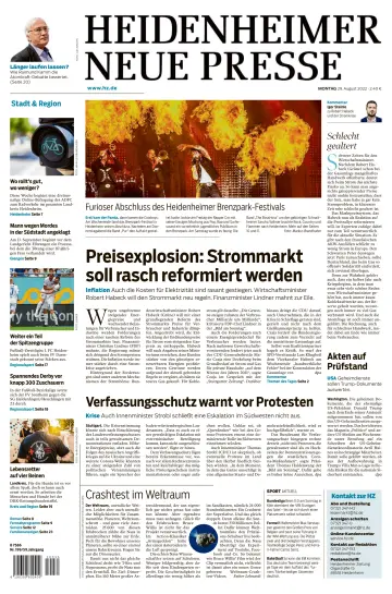 Heidenheimer Neue Presse - 29 Aug 2022