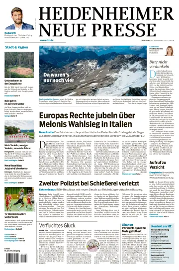 Heidenheimer Neue Presse - 27 Sep 2022
