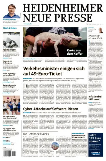 Heidenheimer Neue Presse - 14 окт. 2022