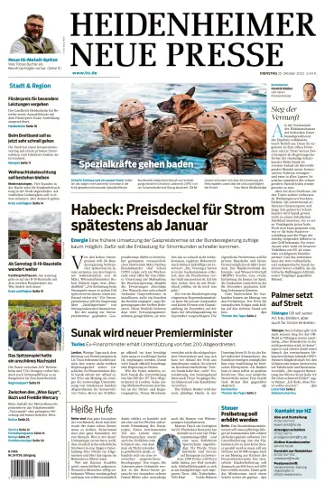 Heidenheimer Neue Presse - 25 окт. 2022