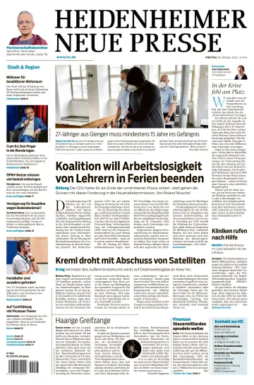 Heidenheimer Neue Presse - 28 Oct 2022