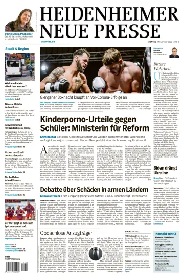 Heidenheimer Neue Presse - 07 ноя. 2022