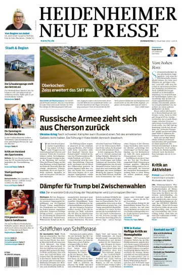Heidenheimer Neue Presse - 10 ноя. 2022