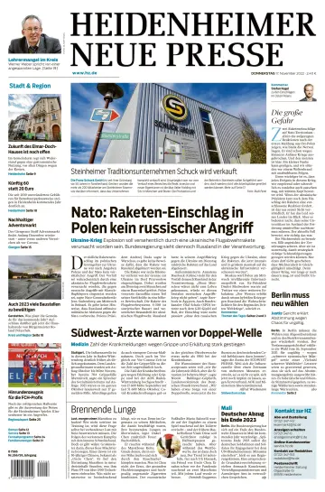 Heidenheimer Neue Presse - 17 Nov 2022