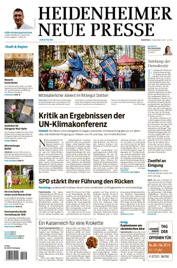 Heidenheimer Neue Presse - 21 ноя. 2022