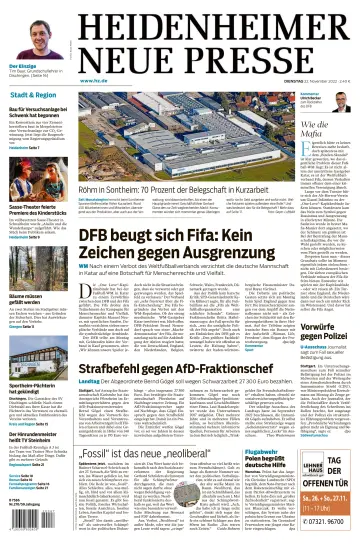 Heidenheimer Neue Presse - 22 ноя. 2022