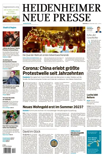 Heidenheimer Neue Presse - 28 ноя. 2022
