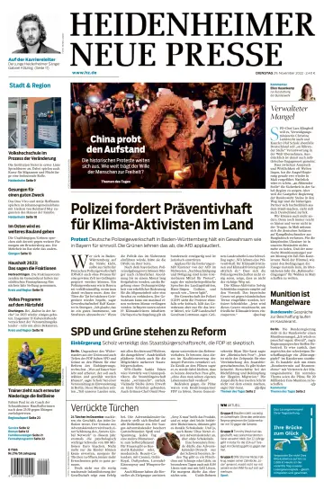 Heidenheimer Neue Presse - 29 Nov 2022