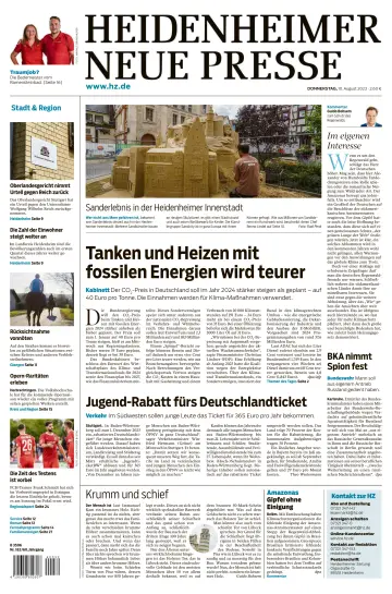 Heidenheimer Neue Presse - 10 авг. 2023