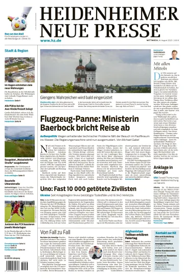 Heidenheimer Neue Presse - 16 Aug 2023