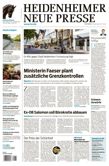 Heidenheimer Neue Presse - 27 сен. 2023