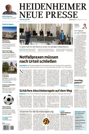 Heidenheimer Neue Presse - 26 Oct 2023