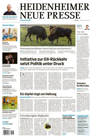 Heidenheimer Neue Presse - 27 Oct 2023