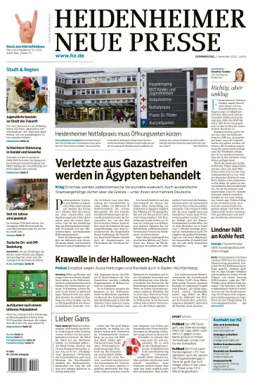 Heidenheimer Neue Presse - 02 ноя. 2023