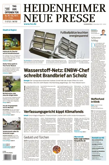 Heidenheimer Neue Presse - 16 ноя. 2023