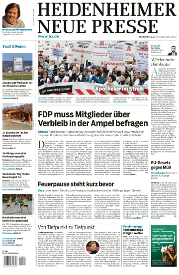Heidenheimer Neue Presse - 23 Nov 2023