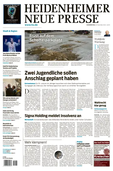 Heidenheimer Neue Presse - 30 Nov 2023