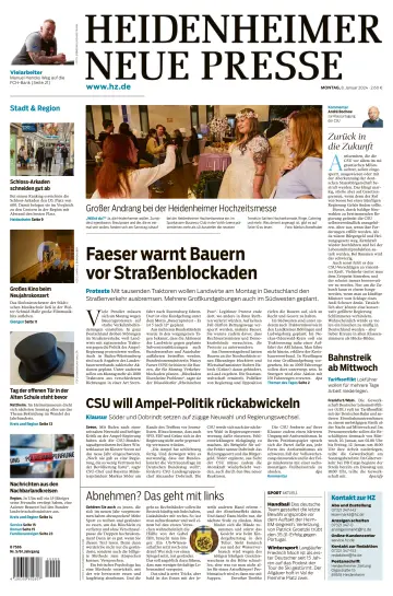 Heidenheimer Neue Presse - 08 янв. 2024