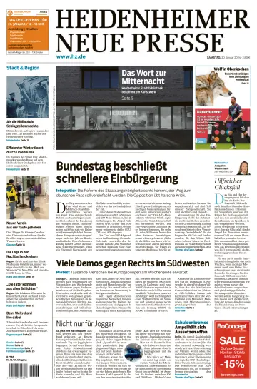 Heidenheimer Neue Presse - 20 янв. 2024