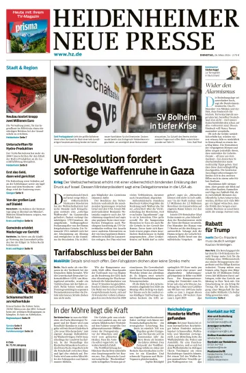 Heidenheimer Neue Presse - 26 мар. 2024