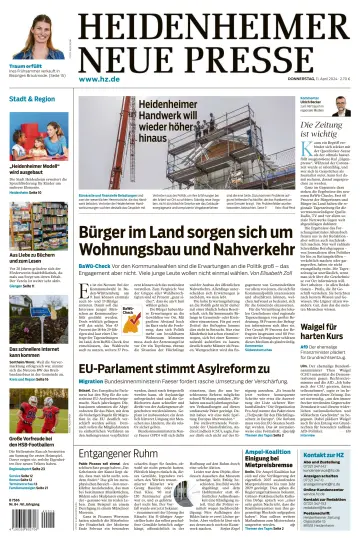 Heidenheimer Neue Presse - 11 Apr 2024