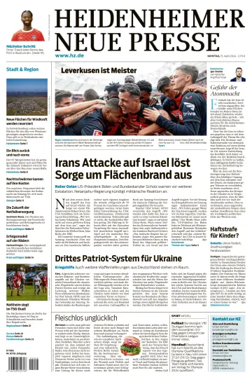 Heidenheimer Neue Presse - 15 Apr 2024