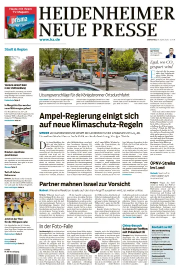 Heidenheimer Neue Presse - 16 Apr. 2024