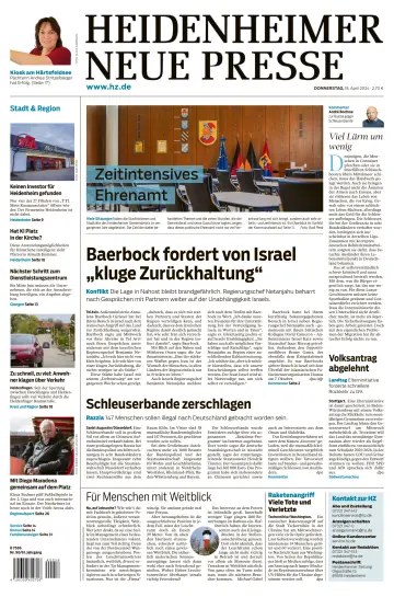 Heidenheimer Neue Presse - 18 Apr. 2024